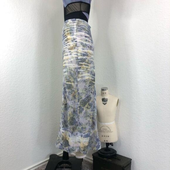 Yoshiki Hishinuma Midi Skirt Pleat Heat Crinkle Shibori - Picture 3 of 12